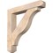 Ekena Millwork Funston Craftsman Smooth Bracket w/ Offset Brace, Douglas Fir, 7 1/2"W x 44"D x 44"H BKT0806X44X44FST04SDF - alternate 1
